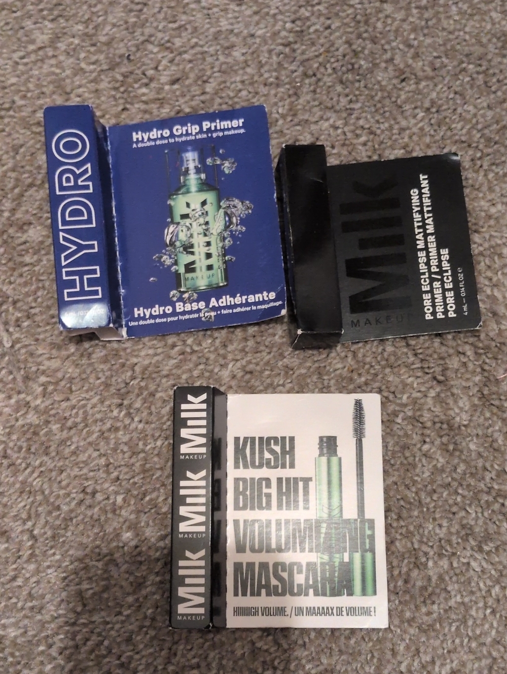 Milk Makeup Kush Volumizing Mascara + Hydro Grip Primer + Pore Ecslipe Primer